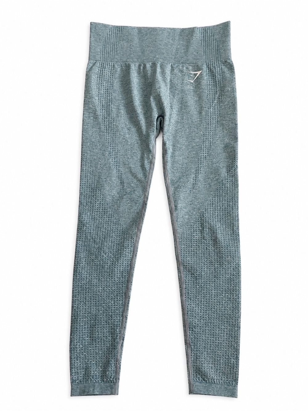 Gymshark Vital Seamless 2.0 Leggings Blue Gray Marl Size Small - Picture 3 of 13